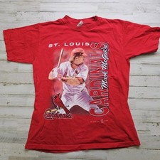 VTG St. Louis Cardinals Mark McGwire Graphic Tee Men's MED Cotton T-Shirt