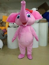 nuevo elefante rosa mascota disfraces accesorios disfraces Halloween