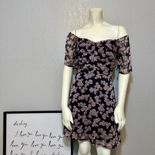 Missguided Mini Floral Sundress - Size 2