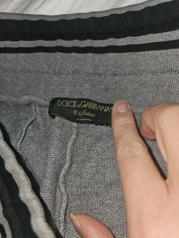 DOLCE & GABBANA Pants Gray - Image 4 of 4