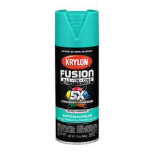 7oz USED Krylon Fusion All IN One Spray Paint 5x strong Matte Beach gla S5