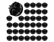 36 Pcs Wire Cube Plastic Connectors for Cube Storage, Black Modular Closet Organ