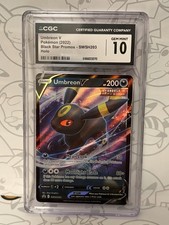 2022 Pokemon Umbreon V SWSH203 Holo Black Star Promos English CGC 10