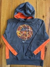 NIKE Boys Therma-Fit Basketball Fleece Hoodie Size Medium