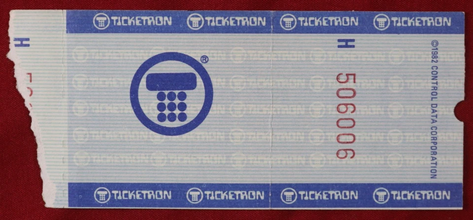 DEVO - Vintage 1982 Concert Ticket Stub - Orpheum Theatre Boston - Nov 11, 1982 - Image 2 of 2