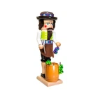 Steinbach Hand-Carved Wood Wind-Up Musical Winemaker Nutcracker, 17in