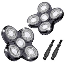2Pcs Shaver Replacement Blades Refills Compatible with Freebird Head Shaver Face