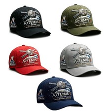 Artemis II Lunar Mission Commemorative Cap, 2026 Back to the Moon Space Hat TL