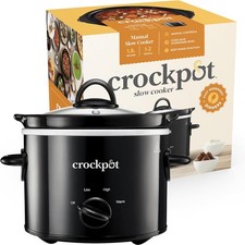 Crock-Pot Slow Cooker | Removable Easy-Clean Ceramic Bowl | 1.8 L Small Slow