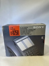 Vintage Sony Feature Telephone IT-D10 With Speakerphone Black NIB