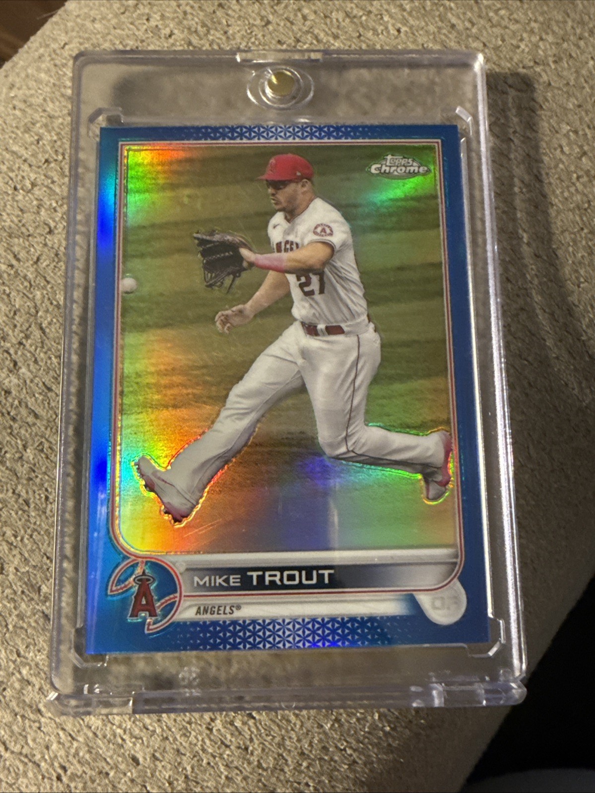 2022 Topps Chrome - Mike Trout #200 Blue Refractor /150