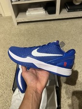 NIke Kobe 6 VI GS Dodgers Game Royal Blue-White Sz 7Y FV9676-400