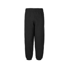 SOFFE ATHLETIC SWEATPANTS BLACK ELASTIC WAIST DRAWSTRING UNISEX YOUTH SIZE XL