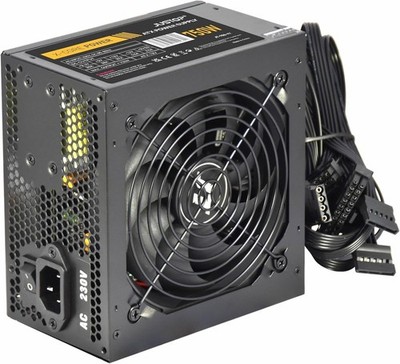 JUSTOP Black 750W PSU, Schaltnetzteil, Computer Desktop PC ATX, 120mm Fa