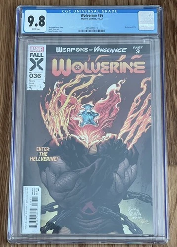 Wolverine #36 CGC 9.8 First Print 1st Hellverine