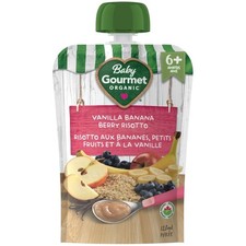 2-Pack Baby Gourmet Organic Puree Vanilla Banana Berry Risotto