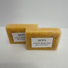 2-Pack Turmeric Glow Soap Bar - Lemon  Kojic Acid, Removing Dark Spots