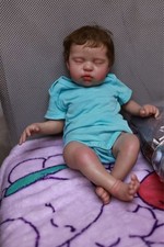 Weighted Reborn Baby Dolls Handmade Boy Girl Lifelike Newborn Rooted Hair Gifts