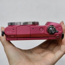 WiFi PINK SONY Alpha NEX-3N 16.1MP Flip Screen Digital Camera Only Body