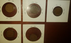 Lot (5) 1953 Wheat Lincoln Pennies — photo 3