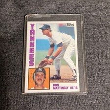 1984 Topps - Don Mattingly #8 Rookie New York Yankees Baseball Card