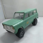 VINTAGE TONKA 1960'S-70'S JEEP WAGONEER SMOKEY BEAR MINT GREEN PRESSED STEEL USA