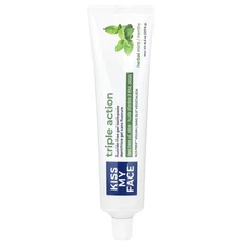 Triple Action Fluoride-Free Gel Toothpaste, Herbal Mint, 4.5 oz (127.6 g)