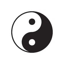 Yin Yang - Vinyl Decal Sticker - Multiple Color & Sizes - ebn761