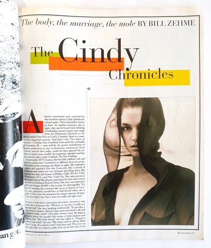 Rolling Stone Magazine 1993 Yearbook Cindy Crawford Soul Asylum Courtney Love - Picture 10 of 15