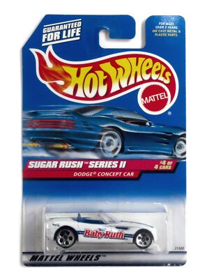 Hot Wheels Dodge Concept Car convertible weiß 1:64