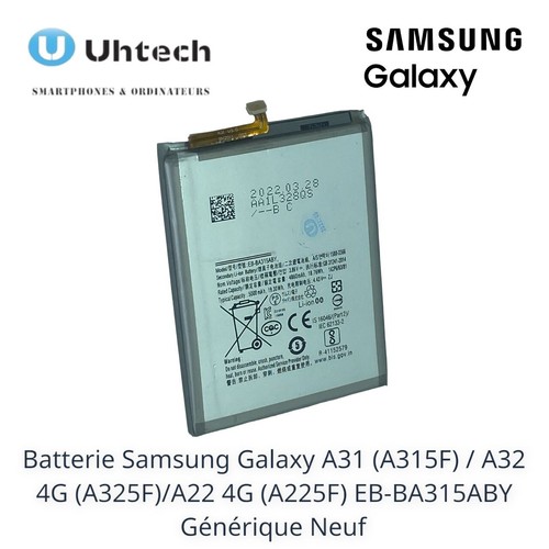 Batterie Samsung Galaxy A31 / A32 4G / A22 4G EB-BA315AB Générique-Neuf - Zdjęcie 3 z 3