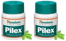2 x Himalaya Pilex Tabs Relief from Piles, Hemorrhoids  Inflammation EXP.2027