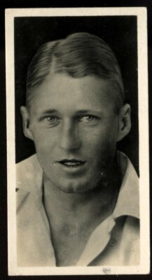Tabakkarte, Drapkin, AUSTRALIAN & ENGLISH TEST CRICKETERS, 1928, E Beckett, #1