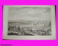 Gravur Der Landung Der Engl&auml;nder In Holland Am 30. November 1799 Von Couche