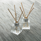 PACK OF 4 50ML DIFFUSER BOTTLES GLASS REED OIL FRAGRANCE CONTAINERS SET ...