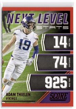 2021 Score #NL13 Adam Thielen Next Level Stats Red