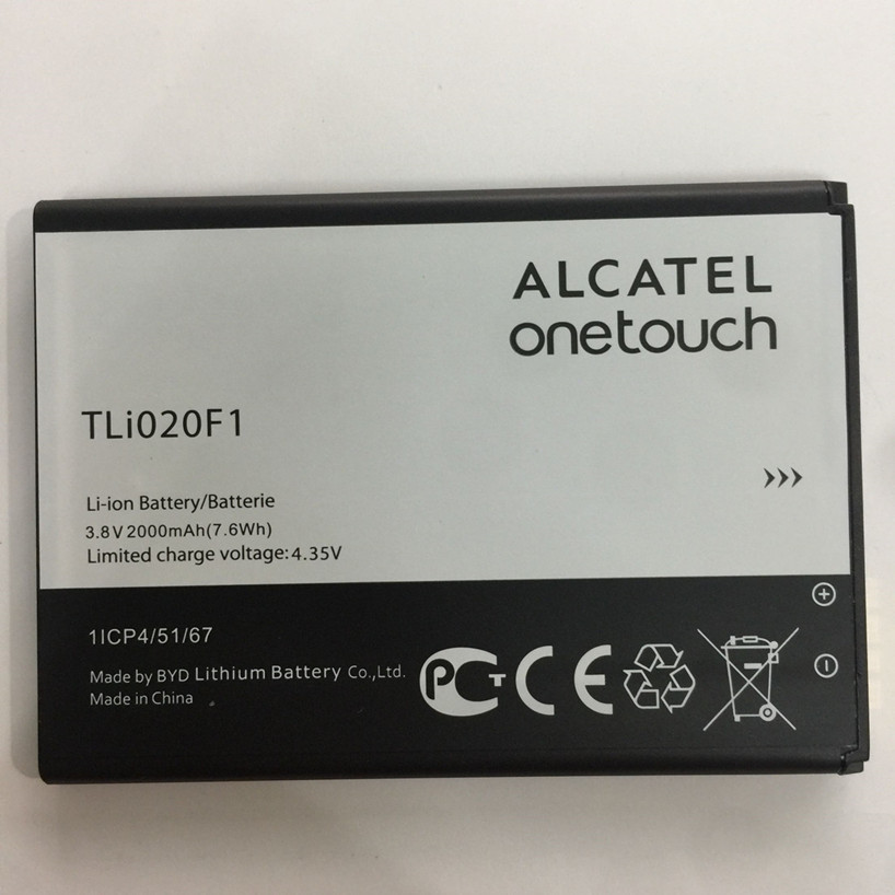 TLI020F1 2000mAh Litio Batteria Originale Alcatel TLI020F1 Per - Foto 6