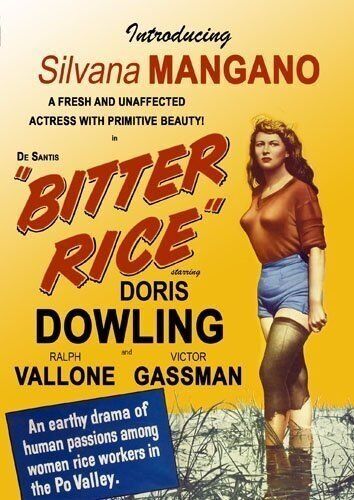 Bitter Rice (DVD) Checco Rissone Raf Vallone Silvana Mangano Doris Dowling - Picture 1 of 2