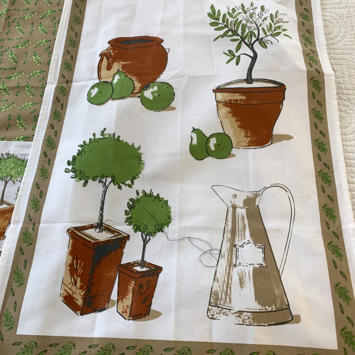 Winkler depuis 1892 French Country LEMON Kitchen Towel+Oven Mitt+Apron