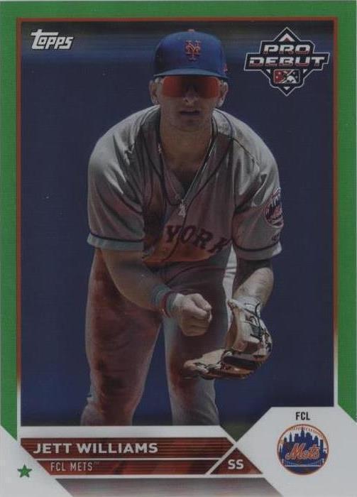 2023 Topps Pro Debut - Jett Williams #PD-69 Green Foil /99 (RC) for ...