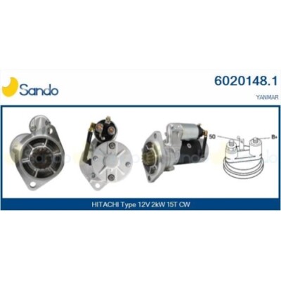 Starter Sando 6020148.1 für Hitachi John Deere Yanmar