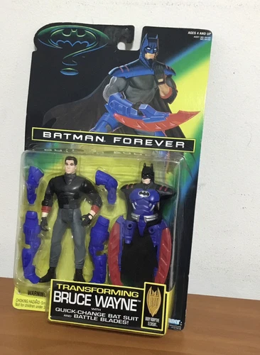 Batman Forever Transforming Bruce Wayne Action Figure Vintage Kenner Toys