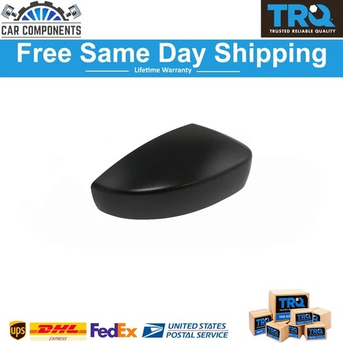 TRQ New Mirror Cap Textured Passenger Side Right For 2017-2018 Ford Escape