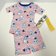 Disney Star Wars Mandalorian Grogu Pajama Set Sz 18M Baby Yoda Stars Stripes