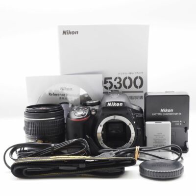Nikon D5300 AF-P 18-55 VR Lens Kit Black 18208947652| eBay