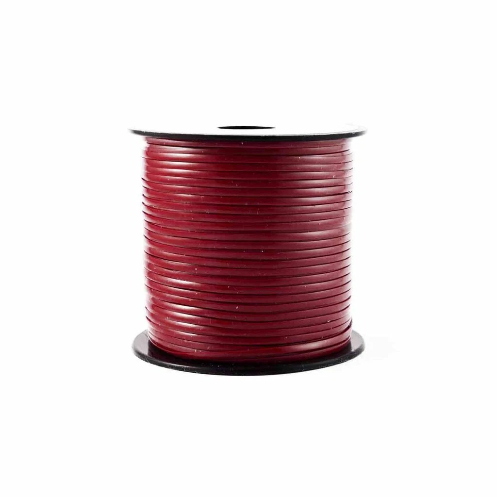 Maroon Plastic Craft Lace Lanyard Gimp String Bulk 100 Yard Roll