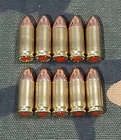 9MM LUGER SNAP CAPS  SET OF 10 (BRASS+FMJ) 115gr. WEIGHTED