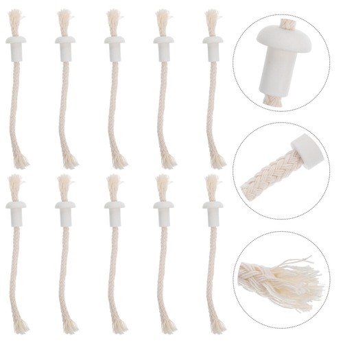 10 Set Lamp Wick Holders Kit Oil Lantern Wick Ceramic Holders Alcohol Lamp Wick - 第 10/12 張圖片