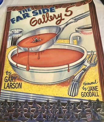 The Far Side Gallery 5 Gary Larson 1995 Paperback Comic Drawings Some In Color