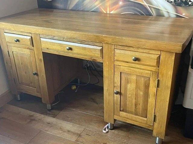 Oak desk ebay deals